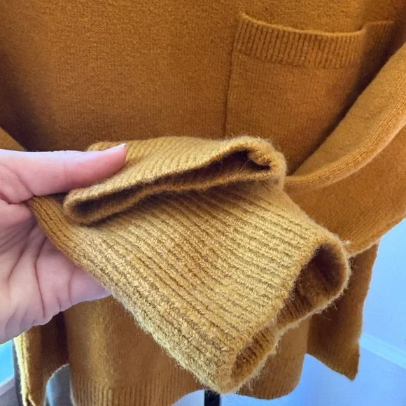 Madewell | Redmond Mockneck Pocket Sweater | Small - Picture 6 of 9